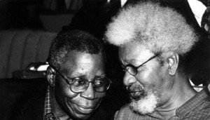 Bola Ige with Nobel Laureate, Wole Soyinka.