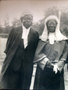 Chief Bola Ige and his wife Justice Atinuke Ige