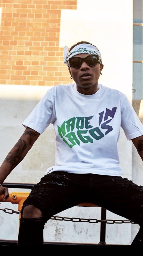 Check Out Photos of Wizkid In The new STARBOY Merch