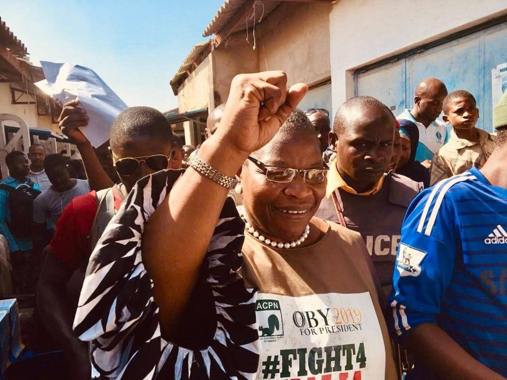 Oby Ezekwesili Withdraws From Presidential Elections