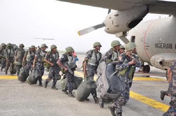 200 Nigerian Air Force Men Return From Gambia