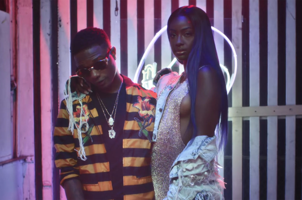 Justine Skye and Wizkid’s refix to Mr Eazi’s Skintight Just Leaked