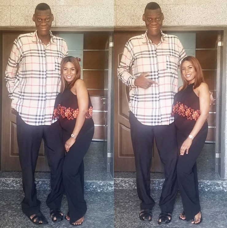 Linda Ikeji Commissions Doc Series With “Nigeria’s Tallest Man”