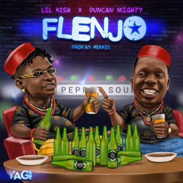 Lil Kesh gets a taste of the Wene Mighty stimulus package on Flenjo