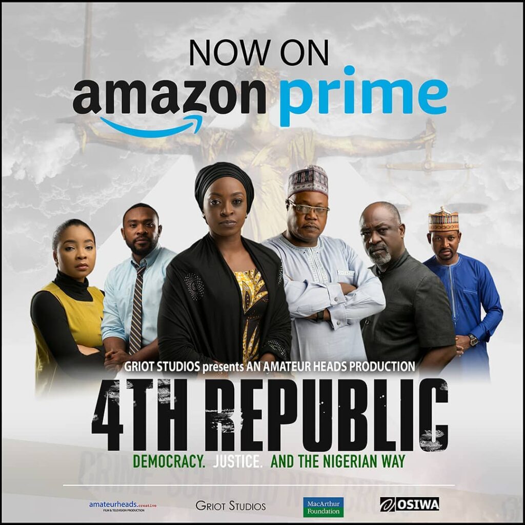 Ishaya Bako’s ‘4th Republic’ now streaming on Amazon Prime Video