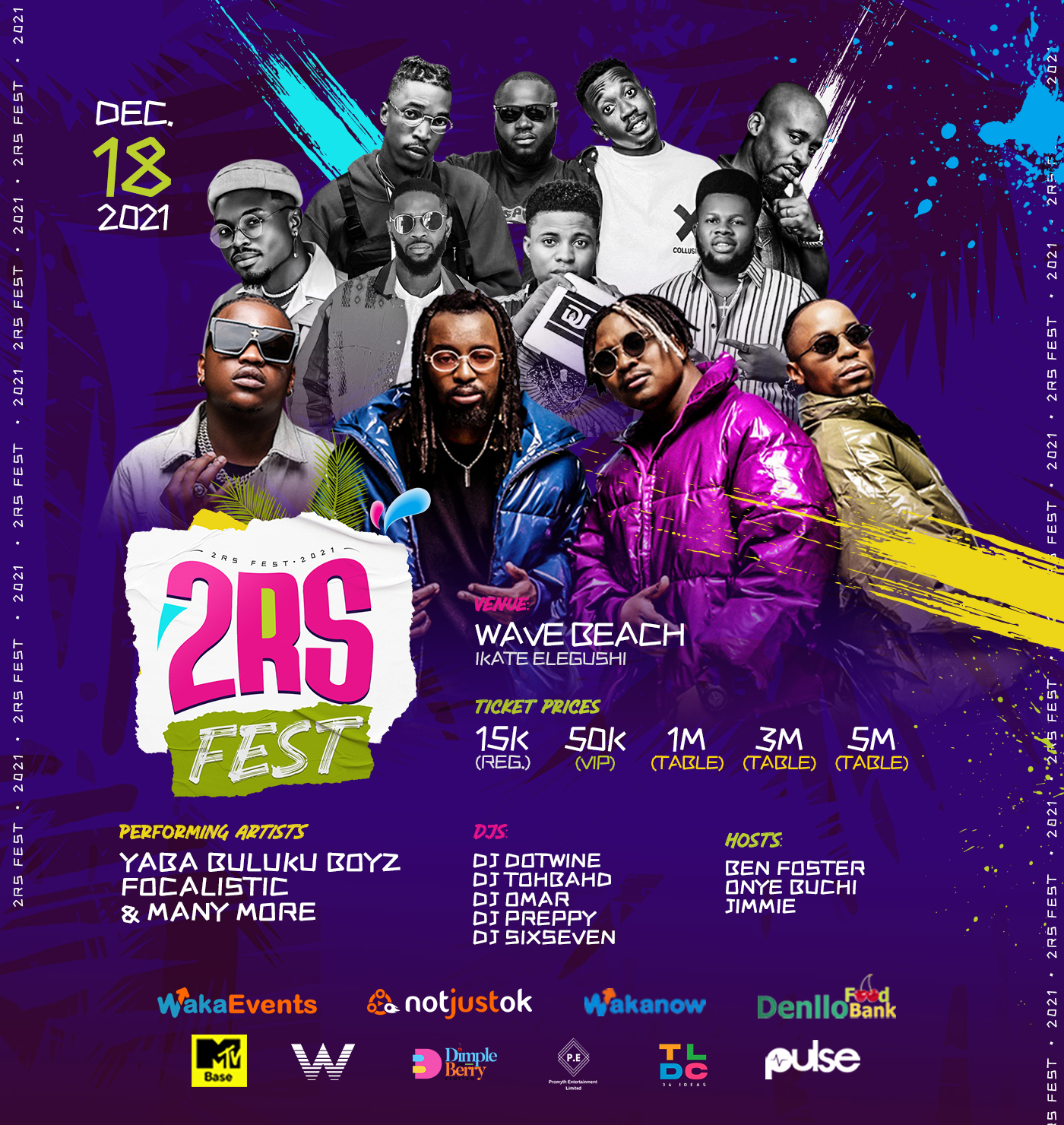 Focalistic And Yaba Buluku Boys Set To Shut Down 2RS Fest!