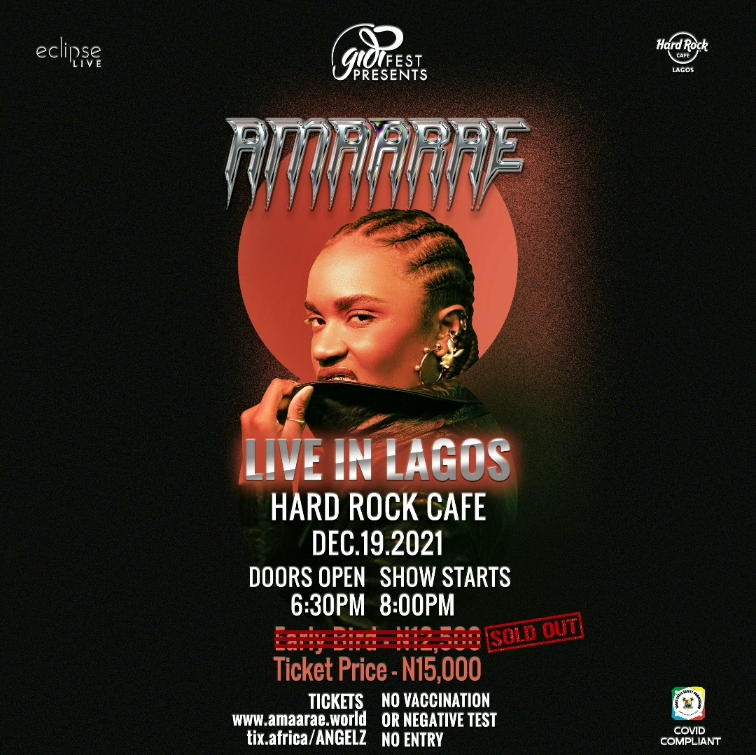 Amaarae To Headline Lagos Concert on December 19th