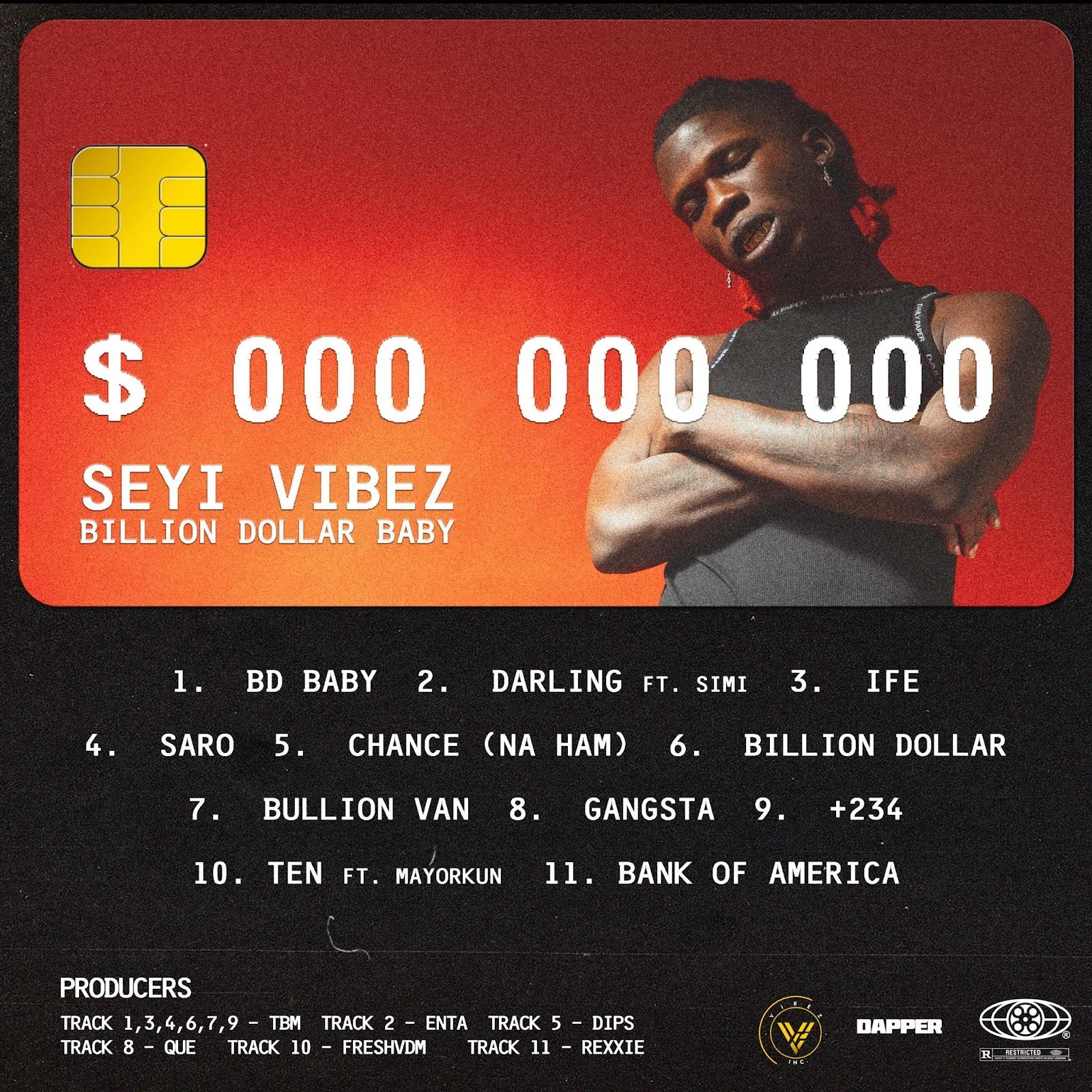 Seyi Vibez Proclaims Hustler’s Anthem On Debut Studio Album, “Billion Dollar Baby”