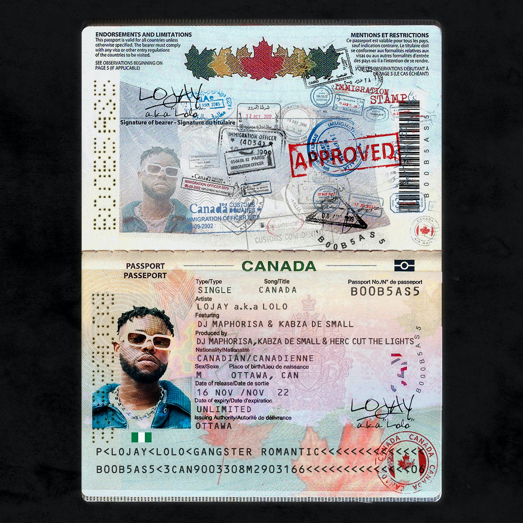 Lojay  Drops New Hit Single ‘Canada’ Featuring DJ Maphorisa & Kabza De Small