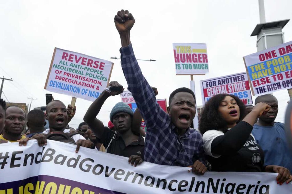 Protesters Pushback As #EndBadGovernance Protest Enters Day 2